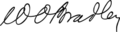 William O. Bradley Signature