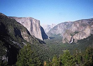 Yosemite Valley from Inspiration Point in Yosemite NP