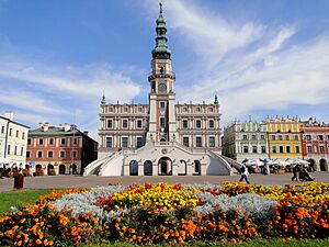 Zamość. Ratusz.