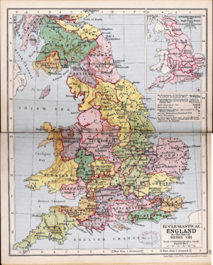 'Ecclesiastical England at the time of Henry VIII'
