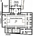 116 Tafel 6 Grenada Alhambra - Plano del Palacio Arabe (Palace of the Lions edit)4