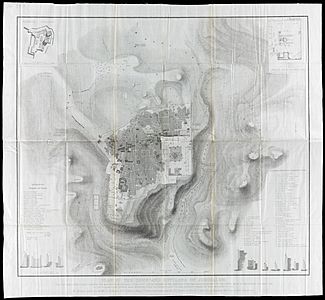 1841 Aldrich and Symonds map of Jerusalem