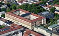 Aerial image of the Bavarian State Library (view from the southwest)