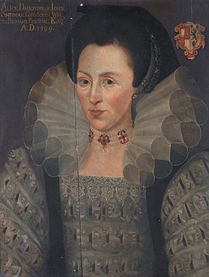 Alice, daughter of John Sherman of Ottery, St Mary, Devon, mannner of Marcus Gheeraerts the Younger