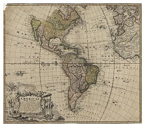 Americae mappa generalis secundum legitimas projectionis stereographicae regulas CTASC