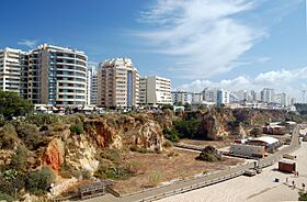 Apartment buildings at Praia da Rocha, Portimão.jpg