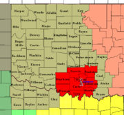 Ardmore KXI-57 County Map.png