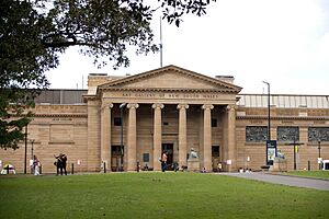 Art Gallery of New South Wales viewed from The Domain