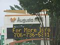 Augusta Mall sign