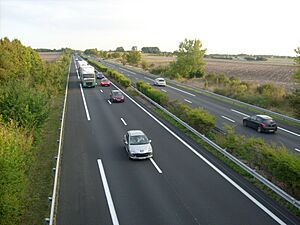 Autoroute A10 à Saintes