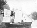 Bertha S Phillpotts in boat