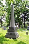 Bishop Henry Washington Lee grave at Oakdale Cemetery 01