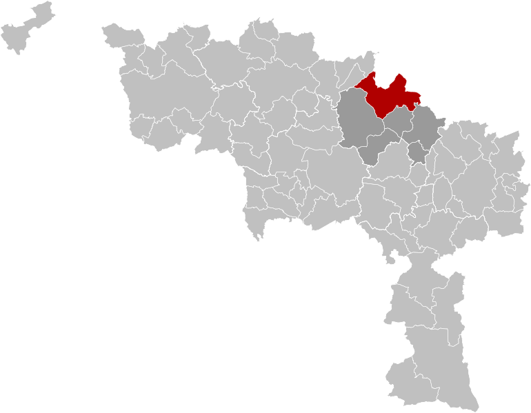 Braine-le-Comte Hainaut Belgium Map