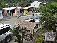 City of Bribri in Limón Province in Costa Rica