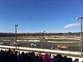 Bridgeport Speedway modifieds heat race from frontstretch 3-31-2018