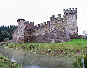 Castello-di-Amorosa-moat