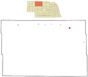 Location of Valentine, Nebraska