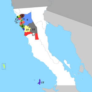 Delegaciones del municipio de Ensenada BC