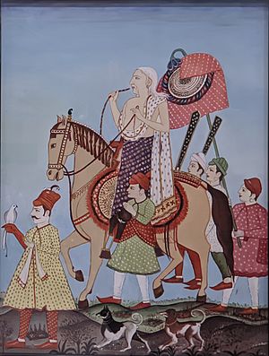 Enlarged painting of Shahu I (cropped)