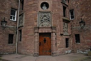 Entrance to Glamis Castle - geograph.org.uk - 918221