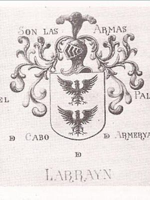 Escudo de armas de la Falmilia Larraín