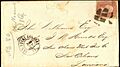 Flag of Truce cover 1864+3c