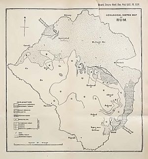 Harker Geological Map Isle of Rum 1903