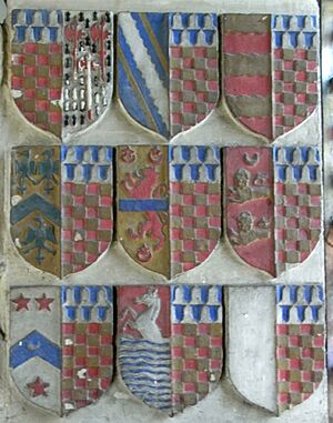 HeraldicPanelChichesterMonumentPiltonDevon1569