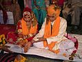 Hindu marriage ceremony offering