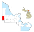 Hulbert Township, MI location