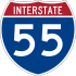 Interstate 55 marker