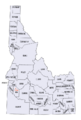 Idaho counties map