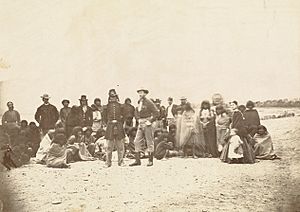 Indians at Fort Mojave, Arizona, Sicihoot, War Chief of the Mojaves. (Boston Public Library) (cropped)