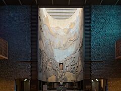 Interior of the Sanctuary of Arantzazu 05
