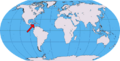 Jamaican crow distribution map
