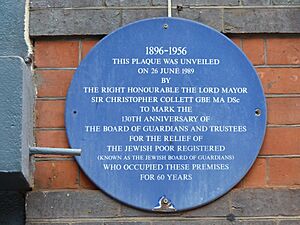 Jewish Board of Guardians plaque