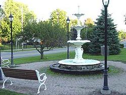 Fountain in Lowville