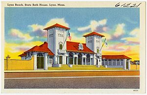 Lynn Beach, State Bath House, Lynn, Mass (81221)