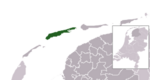 Location of Terschelling