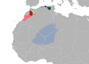 Map of Berber Languages 2018