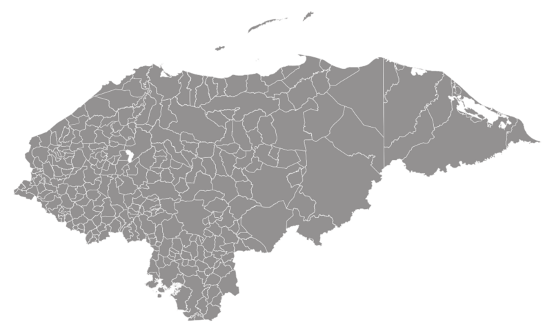 Mapa de Municipios de Honduras