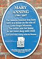 Mary Anning Plaque