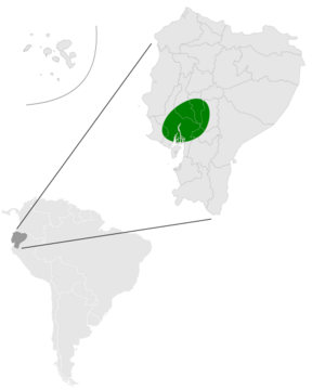 Molossops aequatorianus map.svg