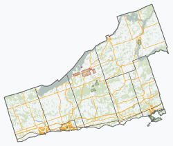 Cobourg is located in Northumberland County