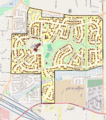 Oak Hills HD boundary map