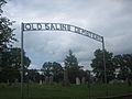 Old Saline Cemetery sign in Saline, LA IMG 0713