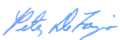 Peter DeFazio signature