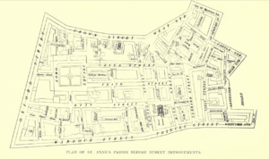 Plan of the parish of St Anne Soho