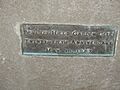 Plaque of the Beverly Hills Garden Club in the Will Rogers Memorial Park in Beverly Hills, California