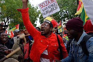 Protest against Faure Gnassingbe in Belgium